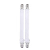 A pack of four adjustable bed sheet grippers with strong clips.
