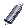 4-in-1 USB 3.0 Card Reader with USB-C Adapter