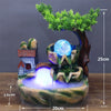 Resin Rockery Tabletop Water Fountain with Feng Shui Wheel