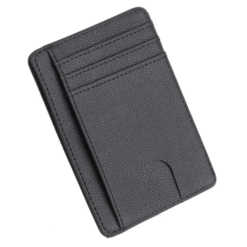 Slim RFID-Blocking Zipper Wallet
