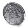 Lucky Four-Leaf Clover Silver-Toned Coin Keepsake