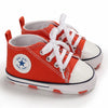 Classic Canvas First Walker Shoes for Babies with Star Print