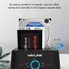 Dual Bay SATA Hard Drive Docking Station with Offline Clone Function