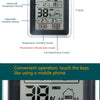 Compact Digital Thermometer and Hygrometer with Magnetic Mount