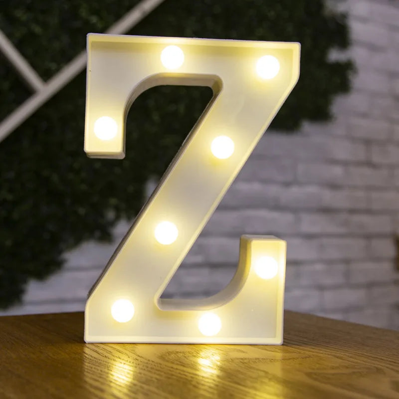 Glowing Alphabet LED Letter Lights for Decor