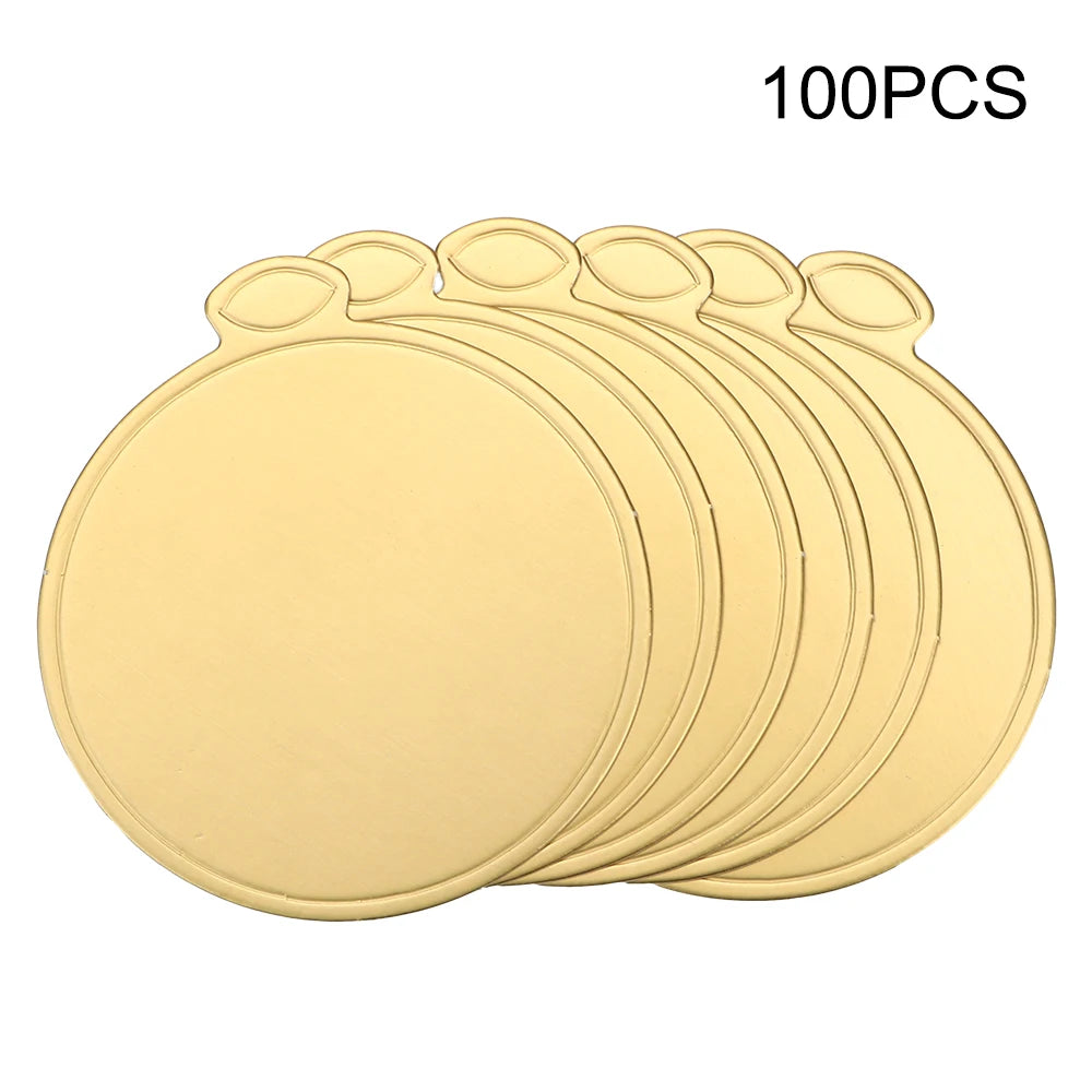 Gold Disposable Cake Boards for Dessert Display