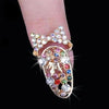 Crystal Crown Bowknot Nail Ring
