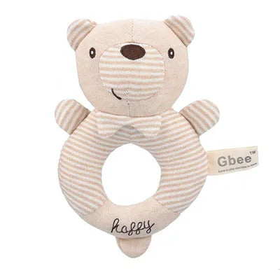 Adorable Plush Wrist Rattles for Baby Sensory Development