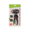 A green package containing a professional grafting tool, a 3-in-1 grafting pruner with replaceable blades.