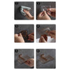 No-Drill Adhesive Soap Holder with Drainage Tray
