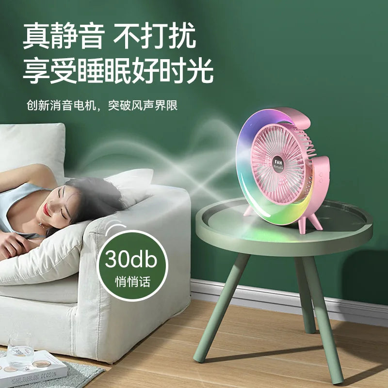 Portabler USB-Ladebarer Schreibtischventilator