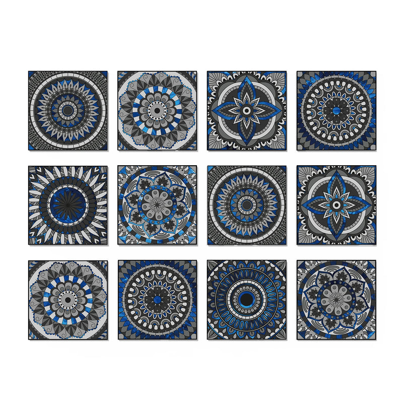 Floral Peel & Stick Tile Stickers