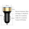 Dual USB Fast Car Charger with 3.1A Output