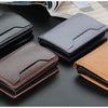 Carbon Fiber Mini RFID Blocking Wallet for Men