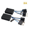 Black LED decoder harness for automotive headlights and fog lights