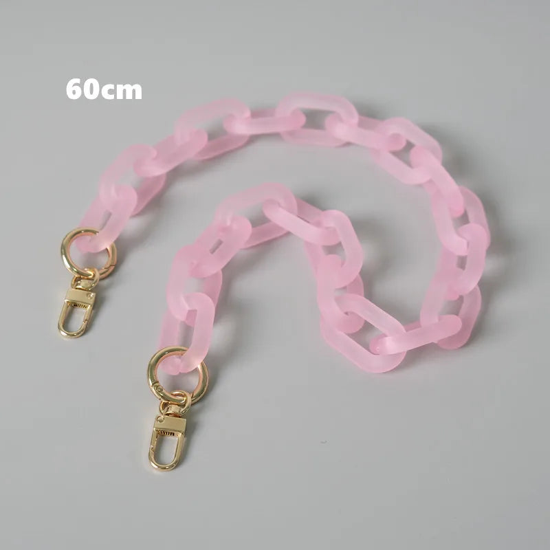 60cm rosa abnehmbare Kettenriemen für eine Damenhandtasche