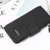 Classic Long PU Leather Wallet with Multiple Pockets