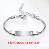 Personalized Stainless Steel Name Bracelet for Baby and Mom