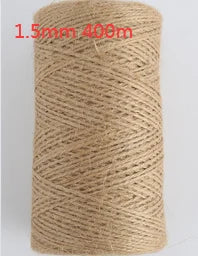 Natural Jute Twine Roll for Crafts, Decor & DIY Projects