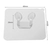 Transparent Self-Adhesive Wall Hooks for Pictures and More