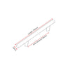 Brushed Stainless Steel Cabinet T-Bar Handle