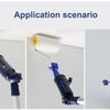 Multi-Angle Paint Brush Extension Clamp for Poles