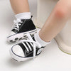 Classic Canvas First Walker Shoes for Babies with Star Print