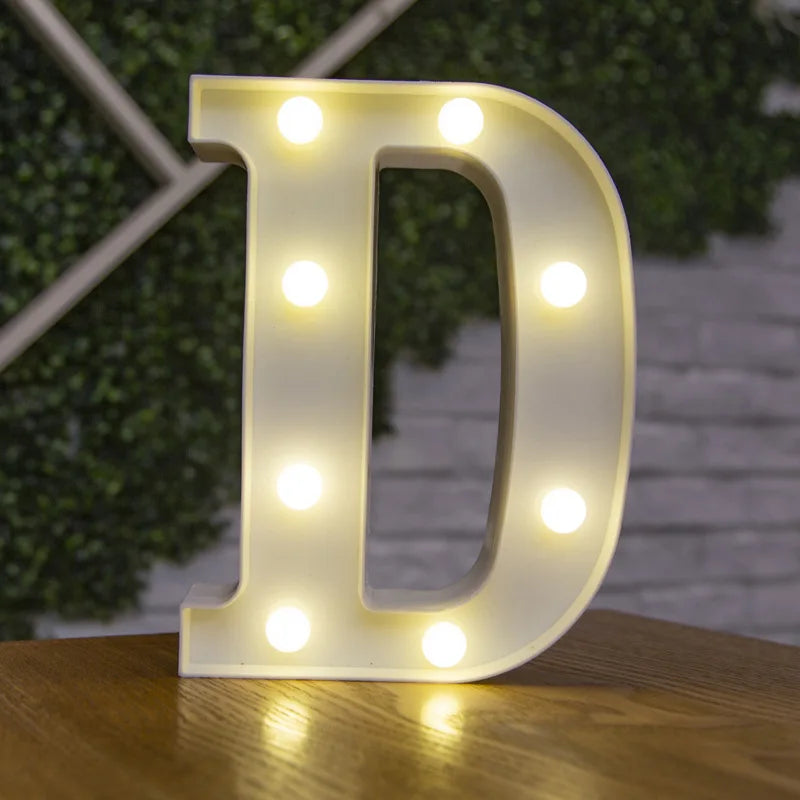 Glowing Alphabet LED Letter Lights for Decor