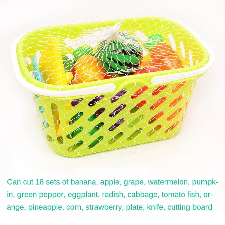 Interactive Fruit & Vegetable Cutting Play Set