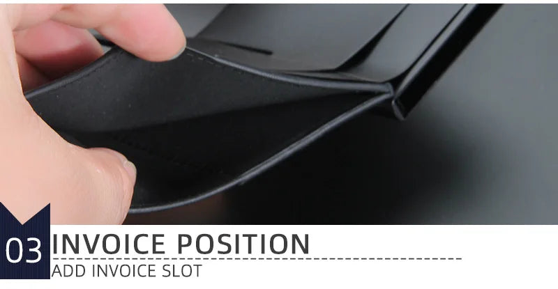 Carbon Fiber Mini RFID Blocking Wallet for Men