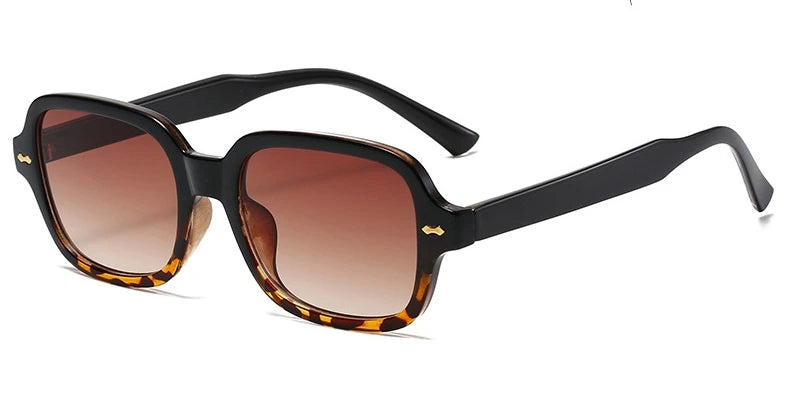 Vintage Yellow Square Sunglasses