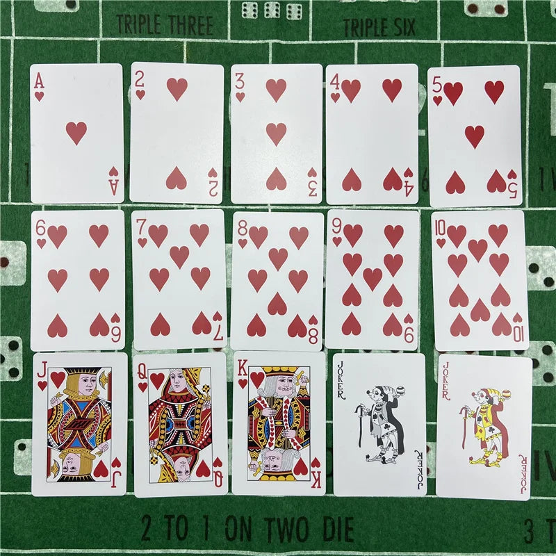 Durable PVC Playing Cards – Waterproof Poker Deck for Texas Hold'em, Baccarat & More