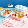 علبة غداء بنطو معزولة من الفولاذ المقاوم للصدأ 316