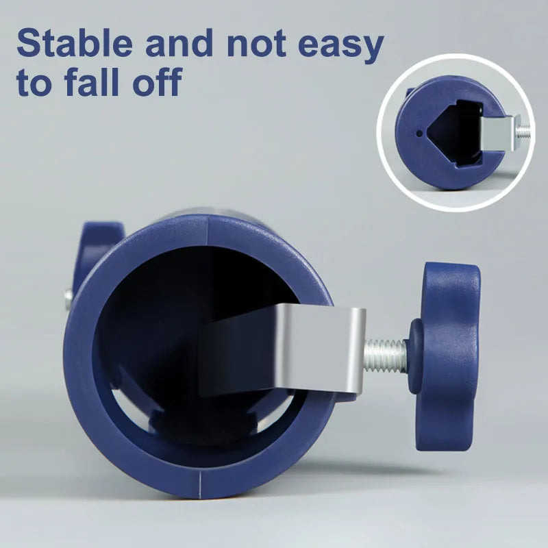 Multi-Angle Paint Brush Extension Clamp for Poles