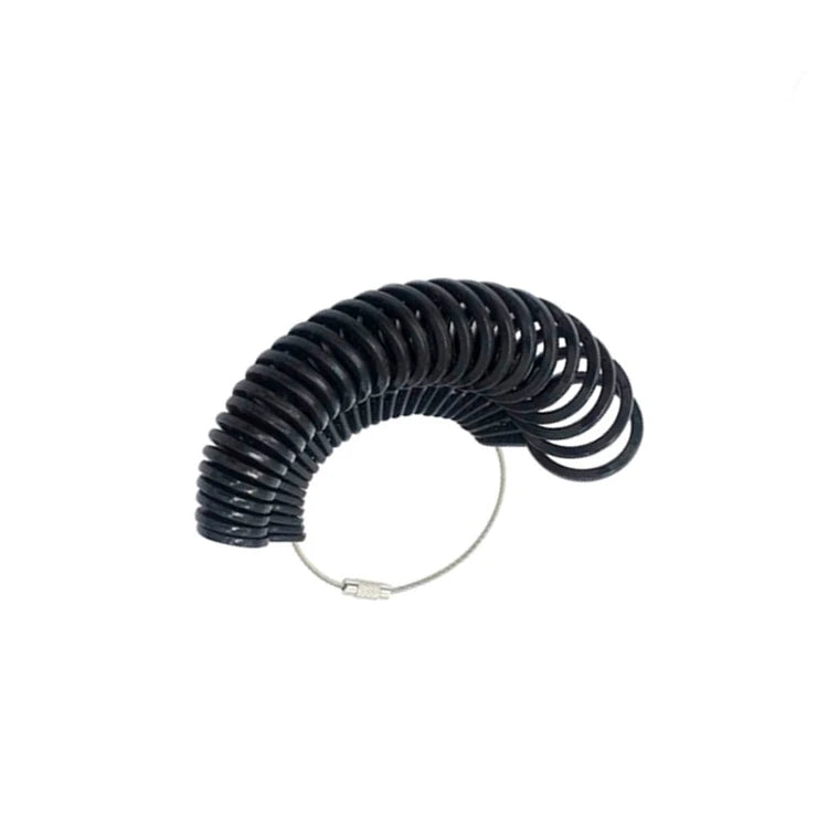 Plastic Ring Sizer Measuring Tool Set with Mandrel Stick