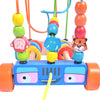 Wooden Pull-Along Bead Maze Toy