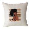 Afro Girl Iron-On Patch for T-Shirts, Hoodies, and Bags