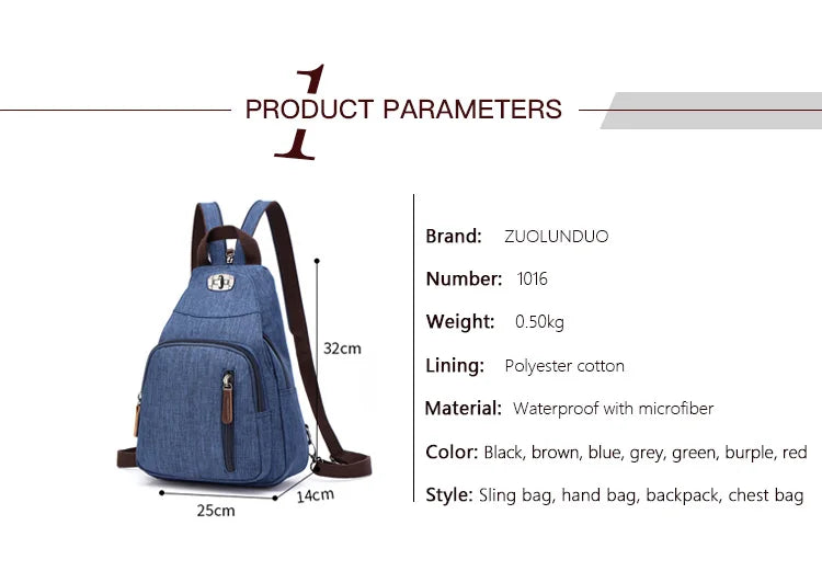 Women's Casual Backpack – Spacious & Stylish Daypack
