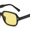 Vintage Yellow Square Sunglasses