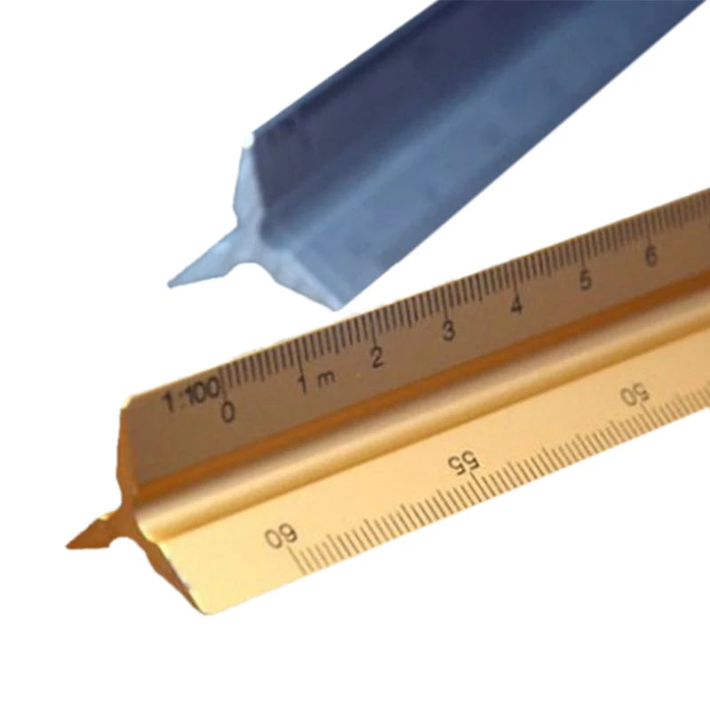Triangular Scale Ruler 30cm – 6 Precision Scales for Drafting & Architecture