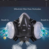 Reusable Half-Face Dust Respirator with Dual Filters