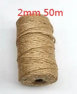 Natural Jute Twine Roll for Crafts, Decor & DIY Projects