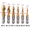 Metric Thread Tap Set - Titanium Coated HSS Drill Bits