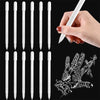 Gelstift-Set in Weiß, Gold & Silber für dunkles Papier