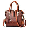 Luxury Crocodile Pattern Handbag