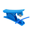 Blue compact PTFE tube cutter tool for 3D printers and tubing