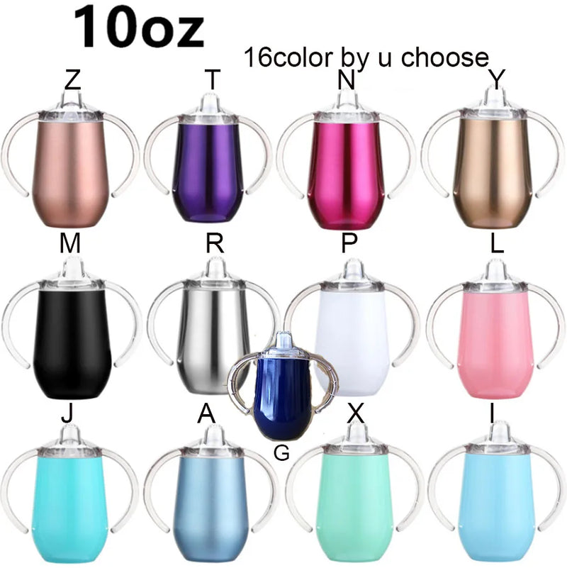 10oz Insulated Stainless Steel Sippy Cup