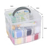 150-Color Embroidery Floss Set with 3-Tier Storage Box