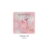 Pink embroidered iron-on patch featuring a pink ice cream cone design.