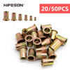 Zinc-Plated Carbon Steel Rivet Nuts Assortment